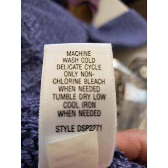 Sonoma Full Zip Sweater Women’s Size PL - Picture 6 of 6